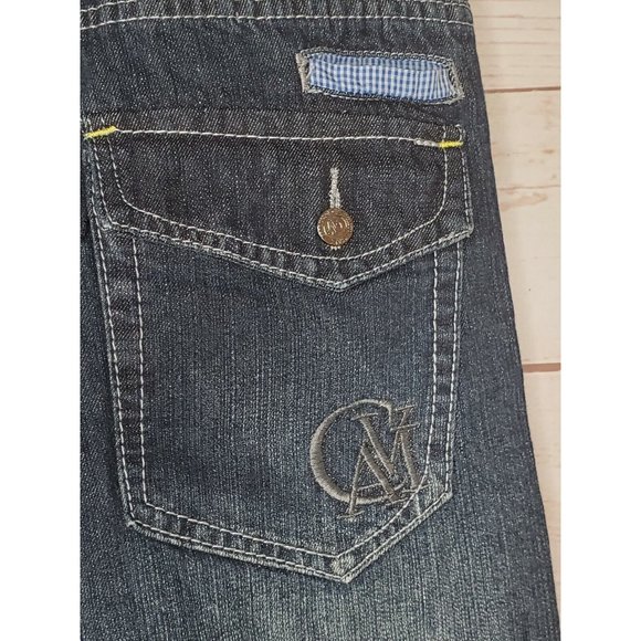 Cavi Product Of Great Taste 28/12 Blue Patched Designer Cotton Jeans - Picture 8 of 12